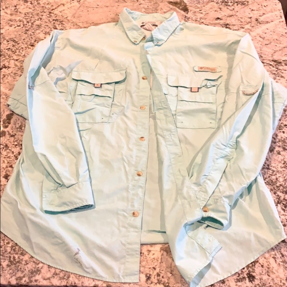 Columbia PFG Button Down